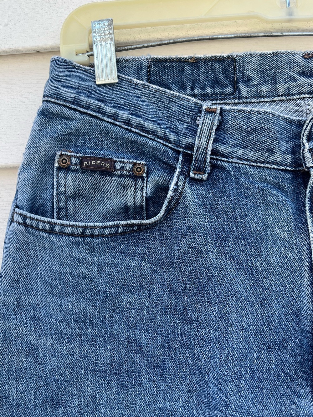 Vintage Riders by Lee Straight Leg Denim Jeans Womens Size 12 Long - Picture 6 of 12